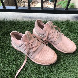 Light pink Adidas Tubular Sneaker